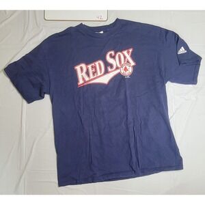 Mens Adidas short sleeve tshirt, Red‎ Sox.  Size Large